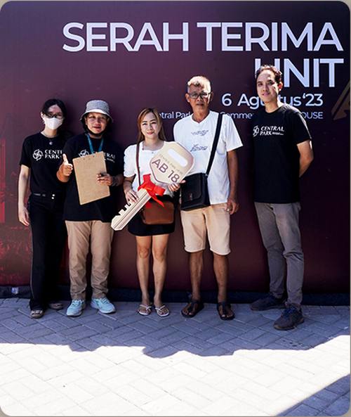 Serah terima unit Central Park MERR Phase 2 tahun 2023