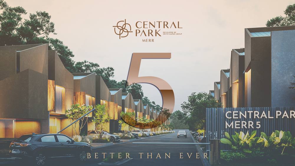 Perumahan Central Park MERR 5 (Tahap 5) Surabaya, rumah 2 lantai modern, Better Than Ever