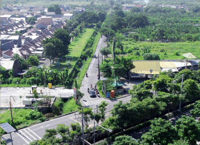 Lokasi Central Park MERR 5 dekat Jalan Raya MERR Surabaya