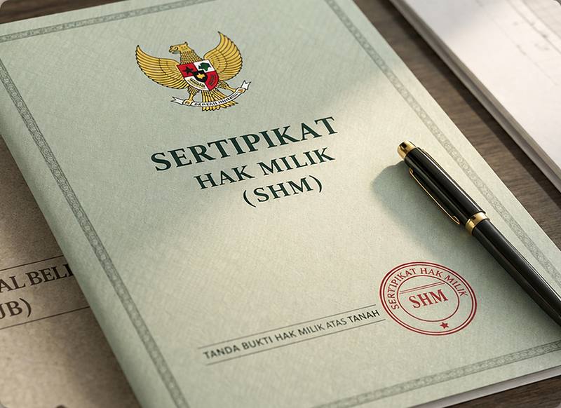 Sertifikat Hak Milik SHM rumah Central Park MERR 5